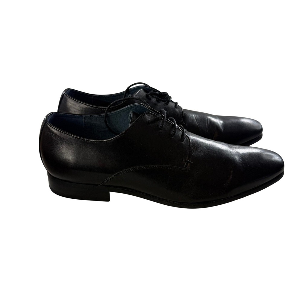 Blake McKay Black Leather Cap Toe‎ Oxford Dress Shoes Mens Size 10